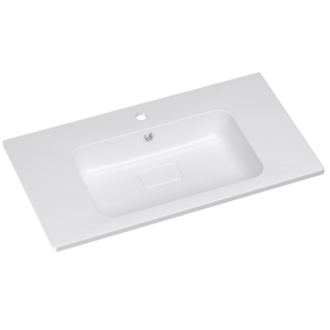 Изображение товара Раковина Florentina Палермо 10.230.00900.001, 90 см, литьевой мрамор Cast Marble, белая