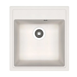 Изображение товара Кухонная мойка Dr. Gans Ника 25.070.B0470.401 из искусственного мрамора 47 см белая
