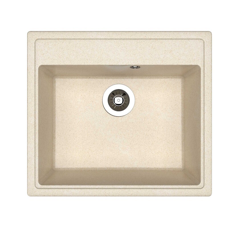 Изображение товара Кухонная мойка Dr. Gans Ника из искусственного мрамора 57 см латте