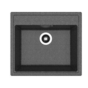 Изображение товара Кухонная мойка Dr. Gans Ника 25.070.D0570.407, 57 см, литьевой мрамор, черная
