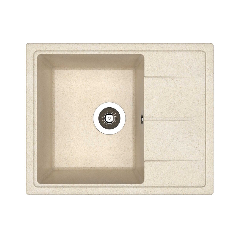 Изображение товара Кухонная мойка Dr. Gans Ника 25.070.B0580.403 из литого мрамора 58 см латте