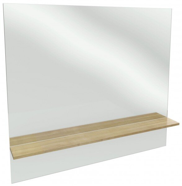 Изображение товара Зеркало Jacob Delafon Struktura EB1215-N18 белое 119 см с полочкой и опцией подсветки