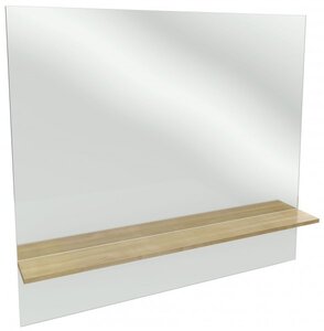 Изображение товара Зеркало Jacob Delafon Struktura EB1215-N18 белое 119 см с полочкой и опцией подсветки
