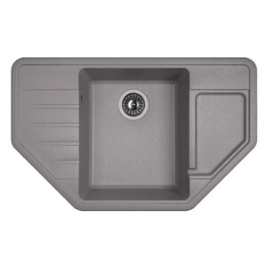 Изображение товара Кухонная мойка Dr. Gans Рио 80 см из литьевого мрамора, угловая, матовая