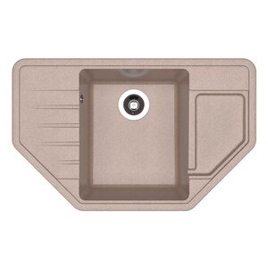 Изображение товара Кухонная мойка Dr. Gans Рио 25.080.C0800.405, 80 см, литьевой мрамор, терра