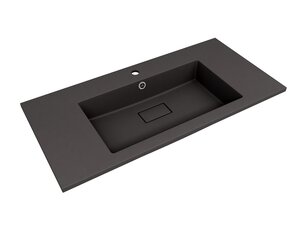 Изображение товара Раковина Florentina Персона 10.240.01000.302 100 см кварцевый композит антрацит