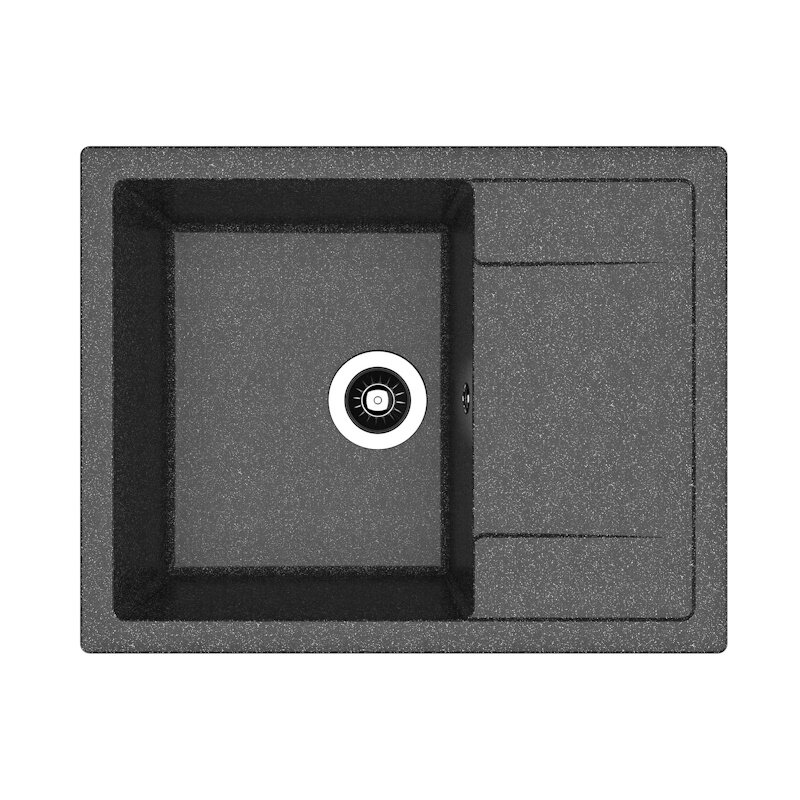 Изображение товара Кухонная мойка Dr. Gans Техно 65 см из искусственного мрамора с крылом и матовой поверхностью