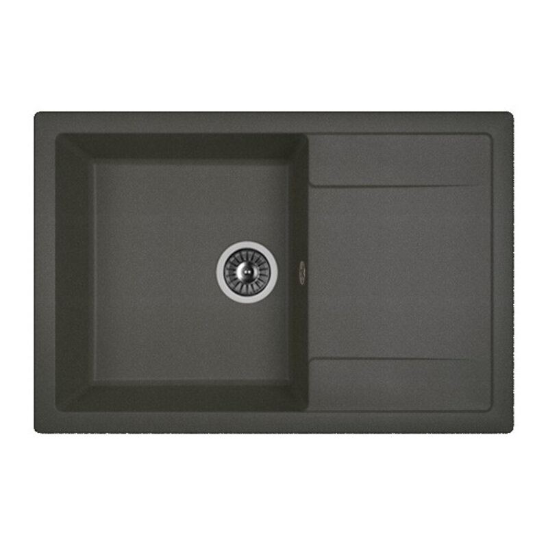 Изображение товара Кухонная мойка Dr Gans Техно 25.030.D0760.411, 76 см, искусственный мрамор, графит