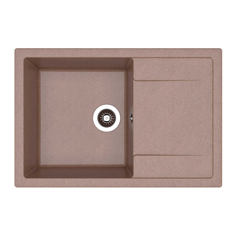 Изображение товара Кухонная мойка Dr. Gans Техно 86 см - искусственный мрамор, терракота, встроенная