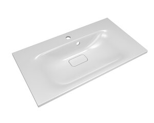 Изображение товара Раковина Florentina Фортуна 10.270.00800.001, 80 см, литьевой мрамор Cast Marble, белая