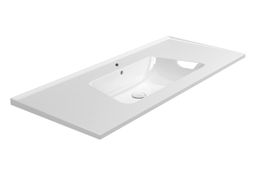 Изображение товара Раковина Flaminia Bloom BM120L+LAV, 122 см, фаянс, белый
