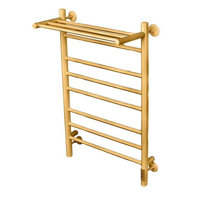 Изображение товара Электрический полотенцесушитель Comfysan Luce EC-8 80/50 с полкой золото матовое