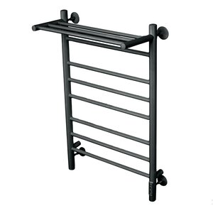 Изображение товара Полотенцесушитель электрический Comfysan Luce EC-8 80/50 с полкой, 018535, ширина 50 см, высота 80 см, диммер справа, титановый графит