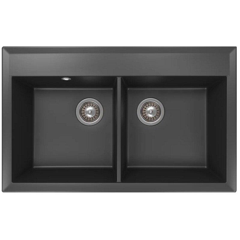 Изображение товара Мойка кухонная Florentina Тоскана 17.050.E0820.302 антрацит искусственный кварц 82x51 см Изображение товара Мойка кухонная Florentina Тоскана 17.050.E0820.302 антрацит искусственный кварц 82x51 см