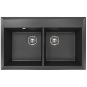 Изображение товара Мойка кухонная Florentina Тоскана 17.050.E0820.302 антрацит искусственный кварц 82x51 см