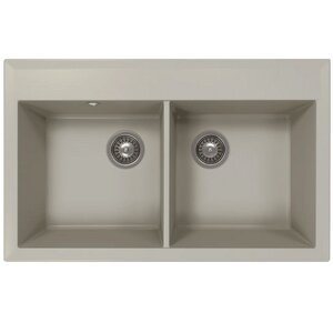 Изображение товара Мойка кухонная Florentina Тоскана 820 кварц серый 82х51х21,7 см