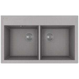 Изображение товара Мойка кухонная Florentina Тоскана 17.050.E0820.307, цвет серый шелк