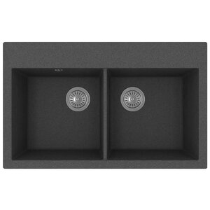 Изображение товара Кухонная мойка Florentina Тоскана 820 из искусственного кварца черная матовая