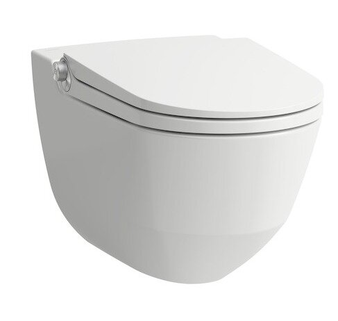 Изображение товара Подвесной унитаз-биде Laufen Cleanet Riva 8.2069.1.400.000.1 безободковый