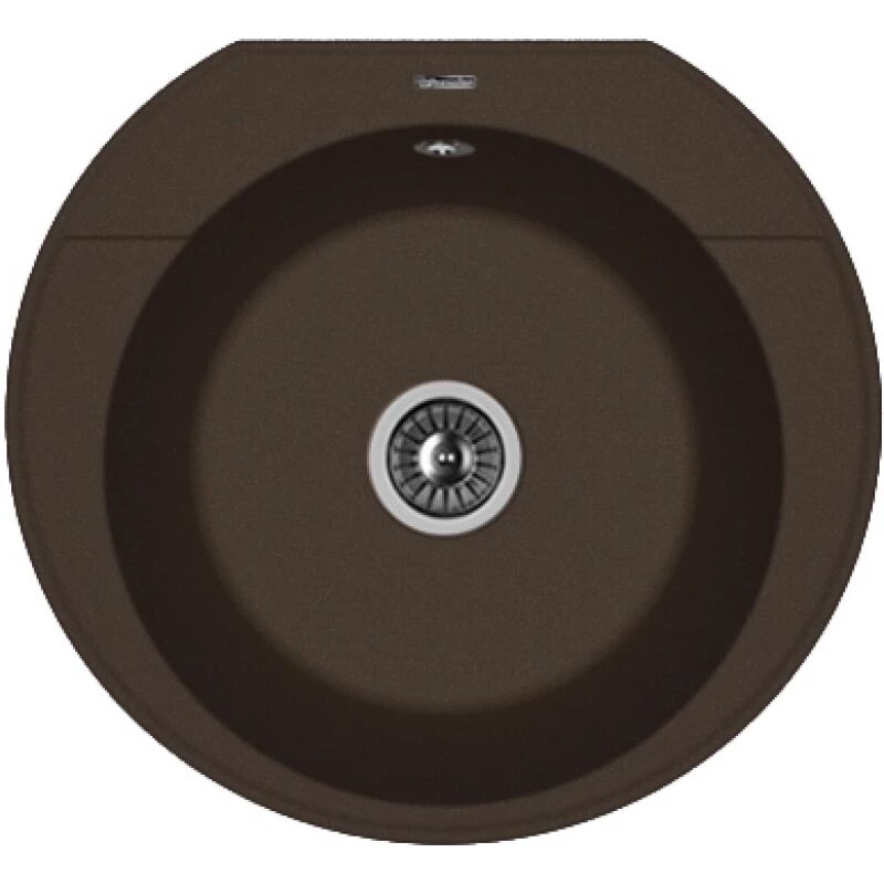Изображение товара Кухонная мойка Florentina Эльба кварцевый композит коричневая угловая накладная