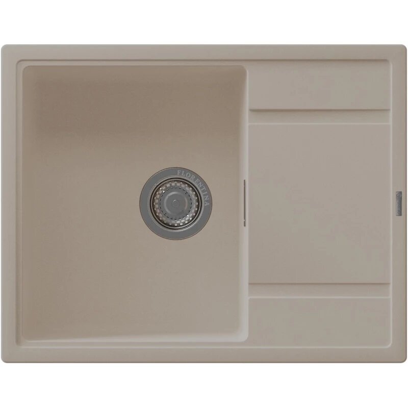 Изображение товара Кухонная мойка Florentina Эстель из искусственного камня бежевый 65х51 см