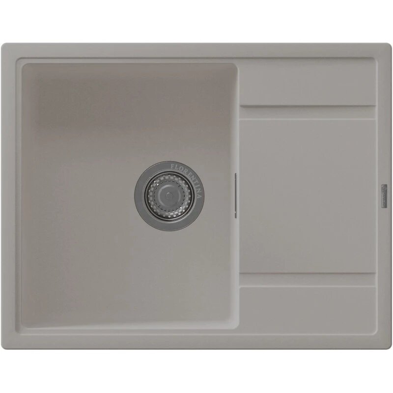 Изображение товара Кухонная мойка Florentina Эстель из искусственного кварца бежевый угловая 65x51 см