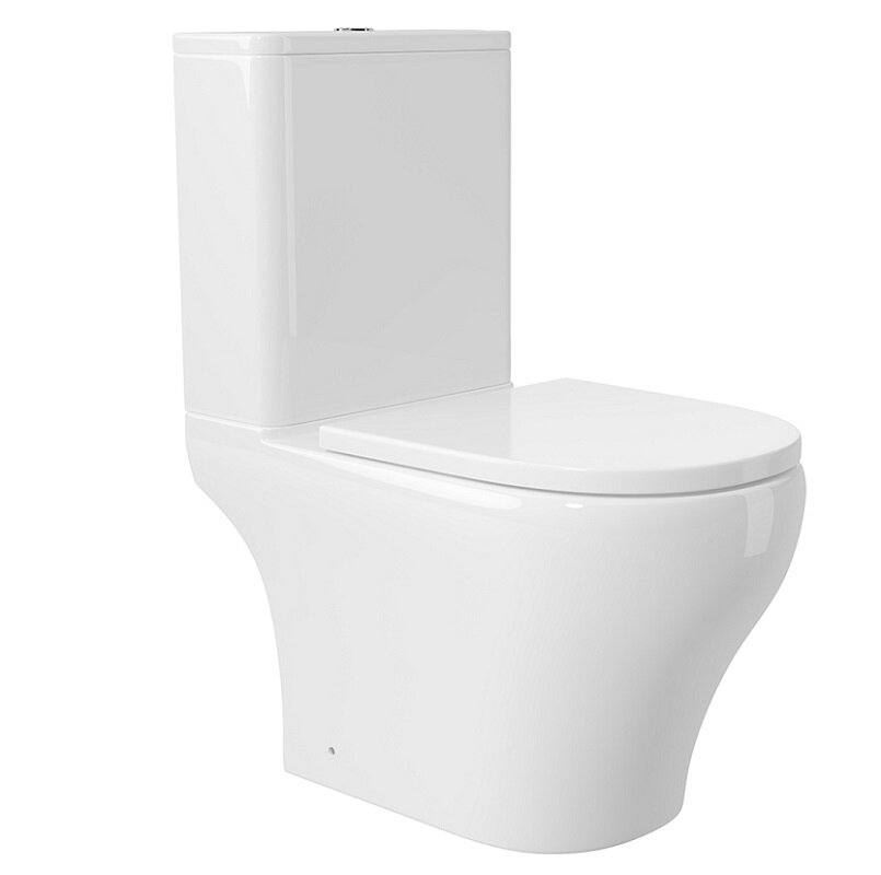 Изображение товара Унитаз-компакт Aqueduto Ovo Light AQDSOVOL10, белый, безободковый Изображение товара Унитаз-компакт Aqueduto Ovo Light AQDSOVOL10, белый, безободковый