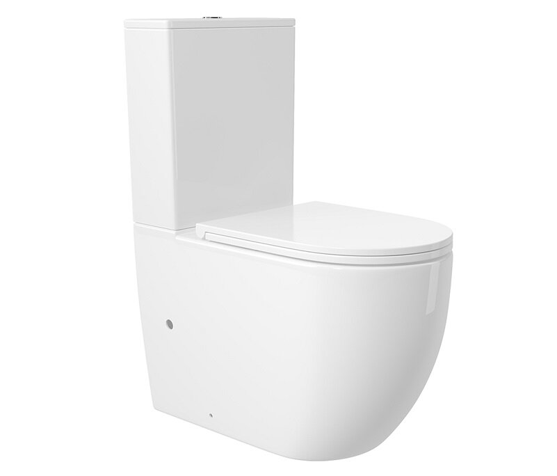 Изображение товара Унитаз-компакт Aqueduto Ovo Pluse AQDSOVOT10 безободковый с микролифтом