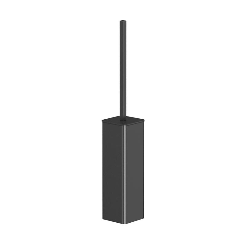 Изображение товара Ершик для унитаза Whitecross Cubo CU2476GM, напольный, цвет вороненая сталь, gunmetal