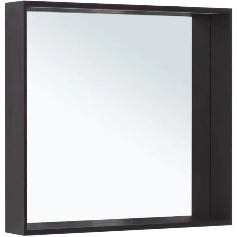 Изображение товара Зеркало Allen Brau Reality 1.32018.BB, 80 см, с подсветкой, с сенсорным выключателем, черный браш