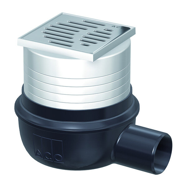 Изображение товара Душевой трап Aco Easyflow 2505.05.77 10x10 см нержавеющая сталь пластиковый Германия