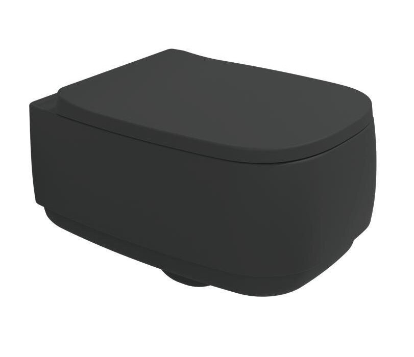 Изображение товара Подвесной унитаз Flaminia Flag FG118GCAR безободковый Carbone 38x54x33 см