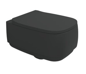 Изображение товара Подвесной унитаз Flaminia Flag FG118GCAR безободковый Carbone 38x54x33 см