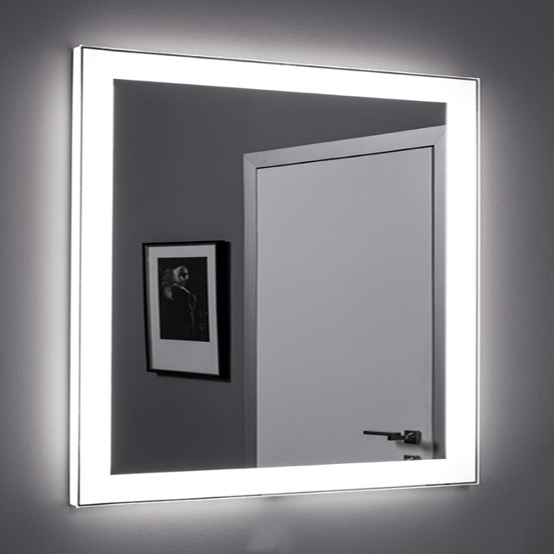 Изображение товара Зеркало Aquanet Алассио New 90 см с LED-подсветкой и антизапотеванием Изображение товара Зеркало Aquanet Алассио New 90 см с LED-подсветкой и антизапотеванием