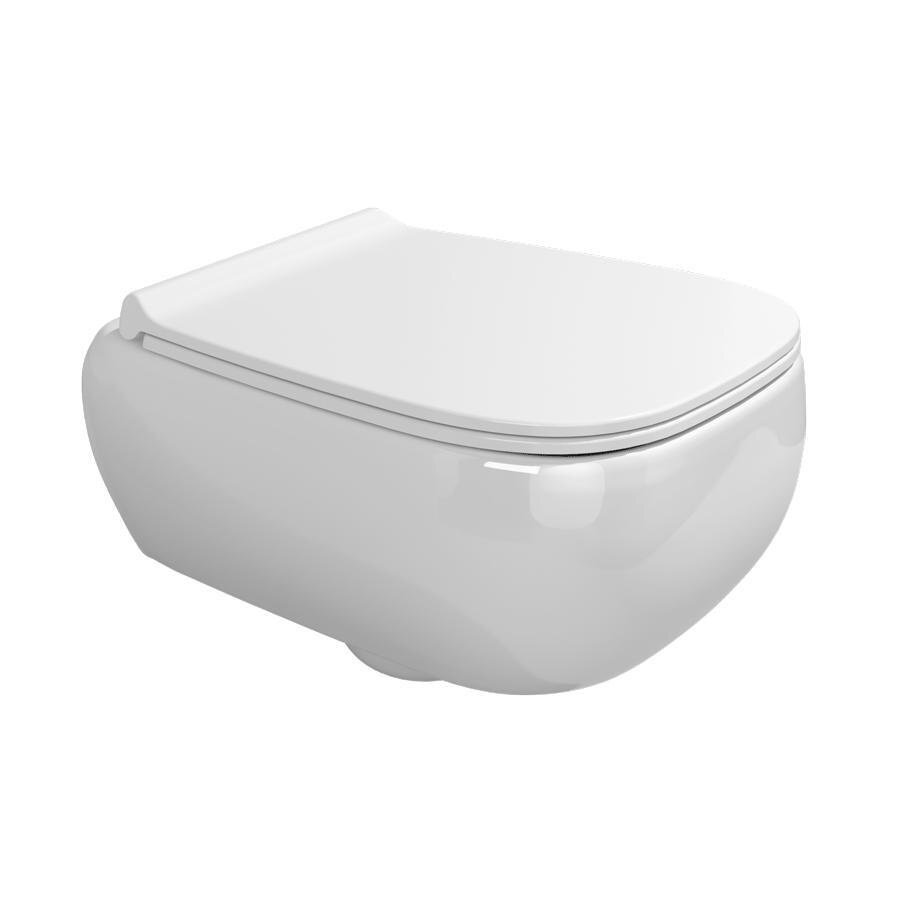 Изображение товара Подвесной унитаз Flaminia Fluo FU118G безободковый белый с каскадным сливом