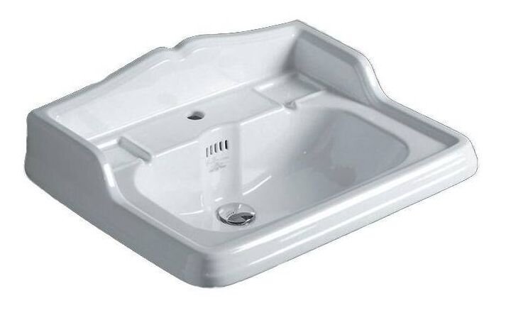 Изображение товара Раковина Simas Arcade 68 AR824bi белая из фаянса с переливом