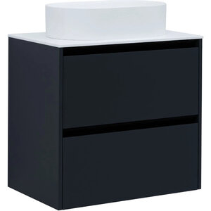 Изображение товара Тумба под раковину Allen Brau Activity 1.34003.AM, 70 см, подвесная, с LED подсветкой, антрацит матовый/черный браш