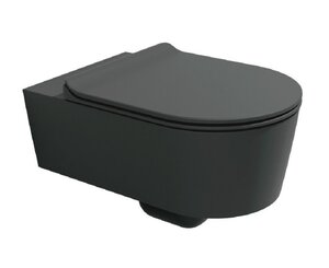 Изображение товара Подвесной унитаз Flaminia Link 5051/WCGGRA, безободковый, Grafite