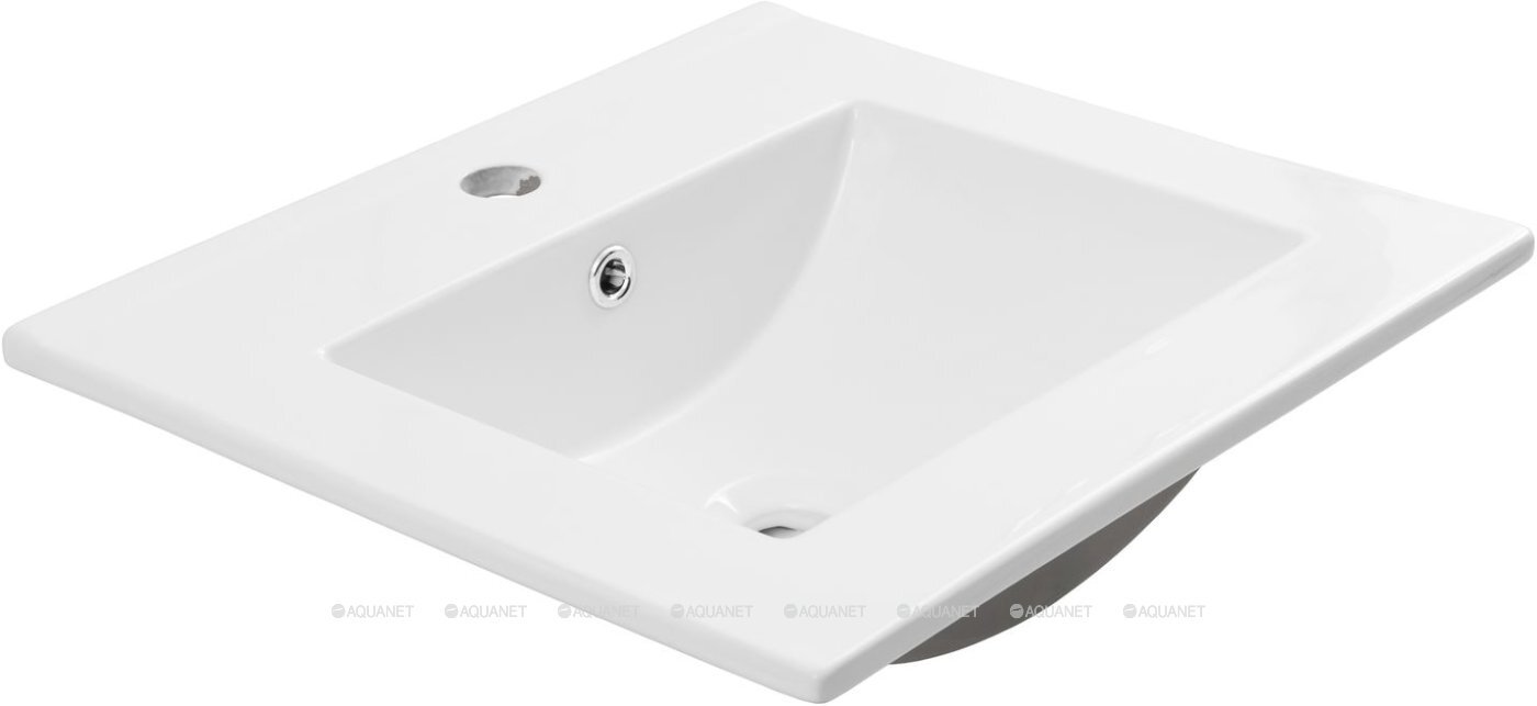 Изображение товара Раковина Aquanet Flow 00347428 фарфоровая 51x46 см белая