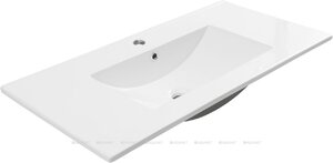 Изображение товара Раковина Aquanet Flow 00347432, 90 см, фарфор, белая для ванной и кухни
