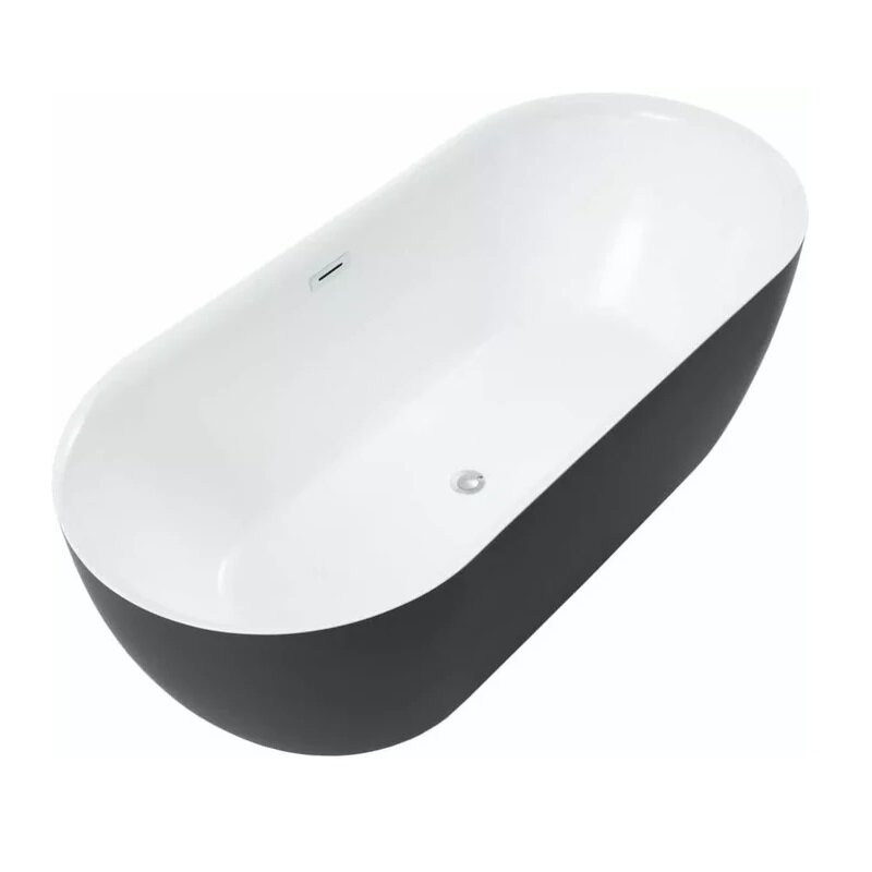 Изображение товара Акриловая ванна Aquanet Delight 289723 с черным матовым цветом, 170х80 см Изображение товара Акриловая ванна Aquanet Delight 289723 с черным матовым цветом, 170х80 см