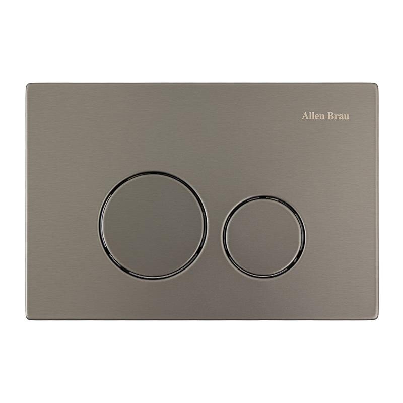 Изображение товара Клавиша смыва Allen Brau Priority 4.0 пневматическая для унитаза графит Изображение товара Клавиша смыва Allen Brau Priority 4.0 пневматическая для унитаза графит