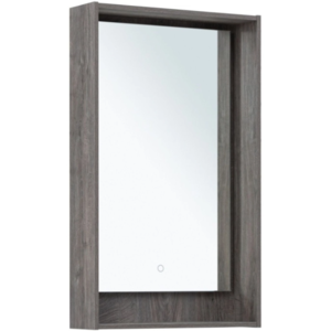 Изображение товара Зеркало Aquanet Милан 00336392, 50 см, с LED-подсветкой, сенсор, дуб рошелье
