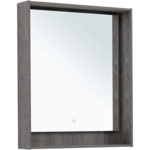 Изображение товара Зеркало Aquanet Милан 00336394, 70 см, с LED-подсветкой, сенсор, дуб рошелье