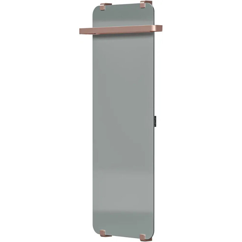 Изображение товара Электрический полотенцесушитель Allen Brau Infinity 00325652 зеркальное стекло медь 44x120 см