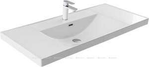 Изображение товара Раковина Aquanet Side 00347434 110 см из керамики белая для ванной и кухни