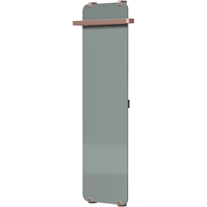 Изображение товара Электрический полотенцесушитель Allen Brau Infinity 44x140 см стекло медь браш