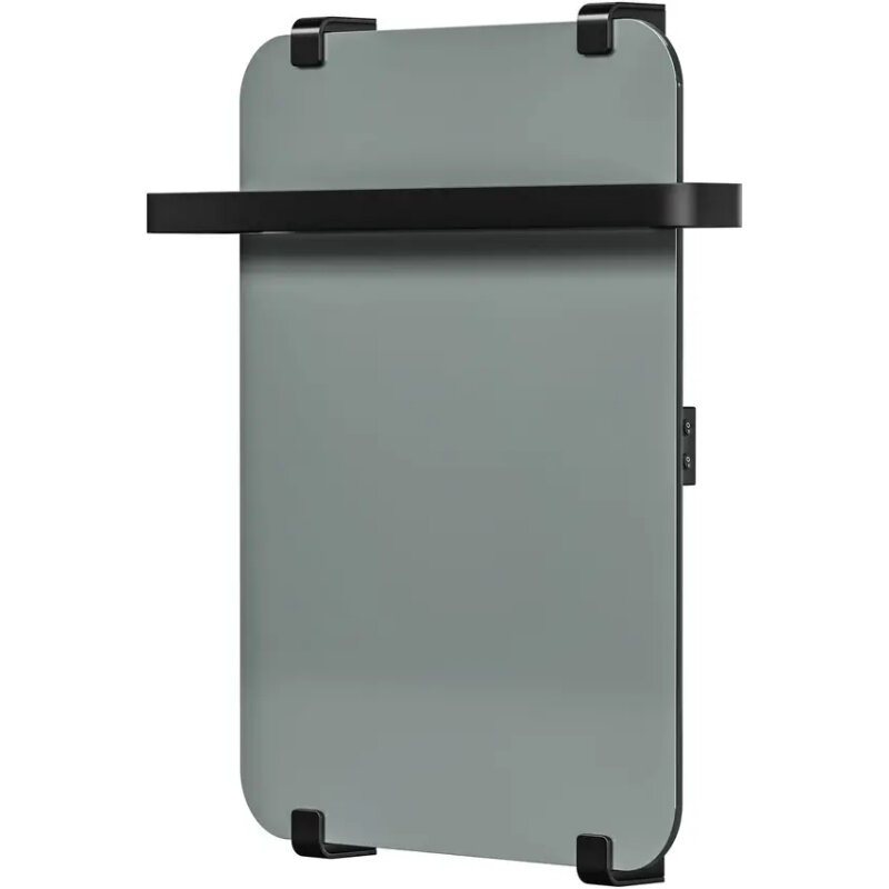 Изображение товара Электрический полотенцесушитель Allen Brau Infinity 00325656 44x60 см стекло черный матовый