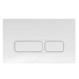 Изображение товара Клавиша смыва Aquanet AQ-PRO-01W механическая белая для унитаза