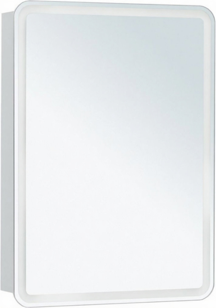 Изображение товара Зеркальный шкаф Aquanet Оптима 60 LED антипар с подсветкой и влагостойким корпусом